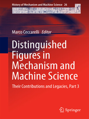 cover image of Distinguished Figures in Mechanism and Machine Science